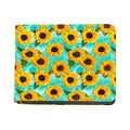 Bright Sunflower Pattern Print Bifold Wallet