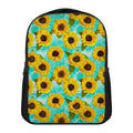 Bright Sunflower Pattern Print Casual Backpack