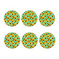 Bright Sunflower Pattern Print Coaster Set