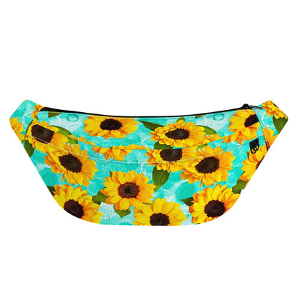 Bright Sunflower Pattern Print Fanny Pack