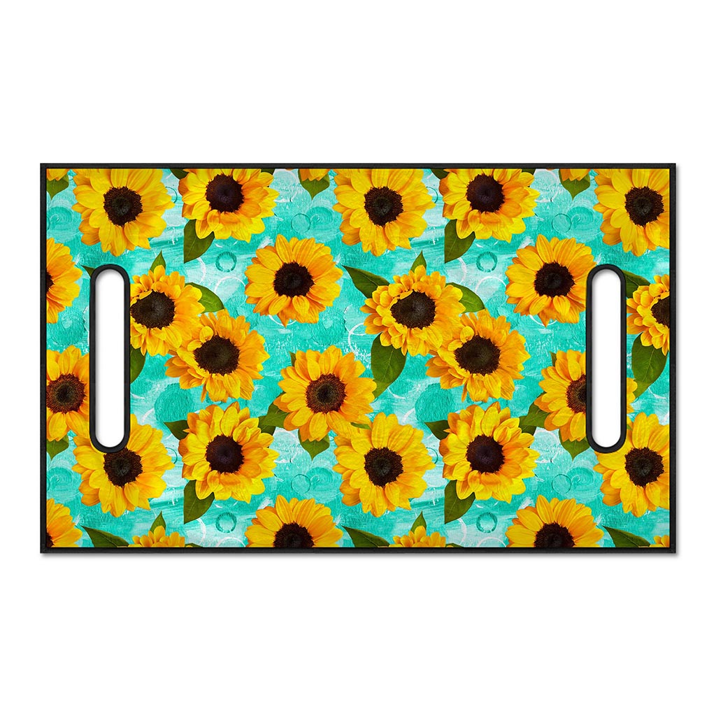 Bright Sunflower Pattern Print Golf Cart Seat Cover