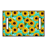 Bright Sunflower Pattern Print Golf Cart Seat Cover