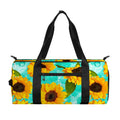 Bright Sunflower Pattern Print Gym Bag
