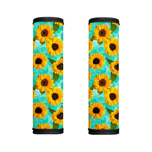 Bright Sunflower Pattern Print Handle Covers