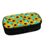 Bright Sunflower Pattern Print Insulin Cooler Travel Case