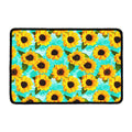Bright Sunflower Pattern Print Kitchen Mat