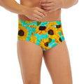 Bright Sunflower Pattern Print Men's Briefs
