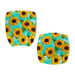 Bright Sunflower Pattern Print Office Chair Cover