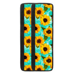 Bright Sunflower Pattern Print Refrigerator Handle Covers