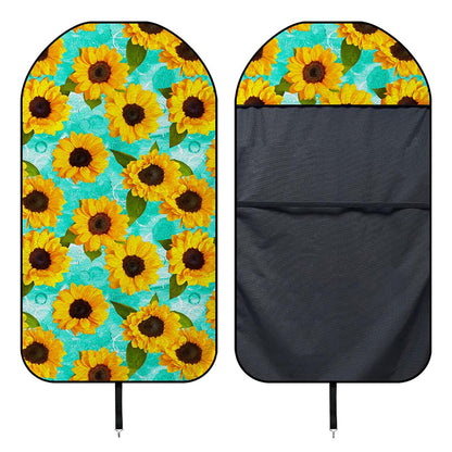 Bright Sunflower Pattern Print Waterproof Car Seat Cover