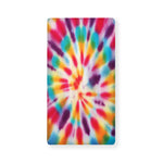Bright Swirl Tie Dye Print Baby Crib Sheet