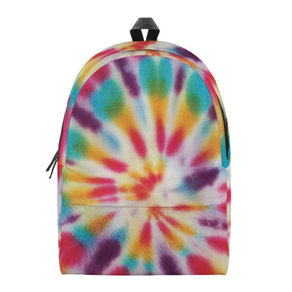 Bright Swirl Tie Dye Print Backpack