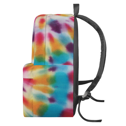 Bright Swirl Tie Dye Print Backpack