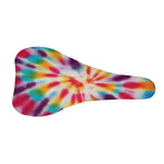 Bright Swirl Tie Dye Print Bicycle Seat Cover