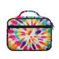 Bright Swirl Tie Dye Print Briefcase Bible Bag