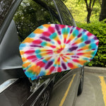 Bright Swirl Tie Dye Print Car Side Mirror Covers