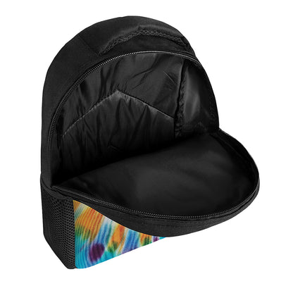 Bright Swirl Tie Dye Print Casual Backpack