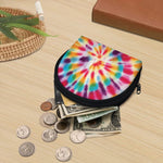 Bright Swirl Tie Dye Print Coin Purse