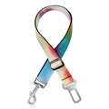 Bright Swirl Tie Dye Print Dog Seat Belt