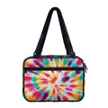 Bright Swirl Tie Dye Print Double Strap Bible Bag