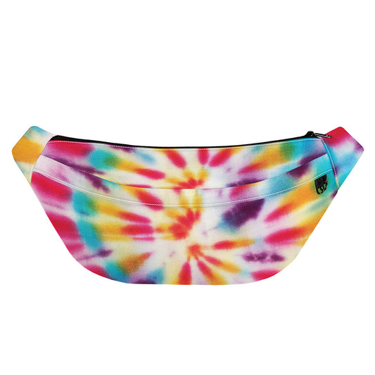 Bright Swirl Tie Dye Print Fanny Pack