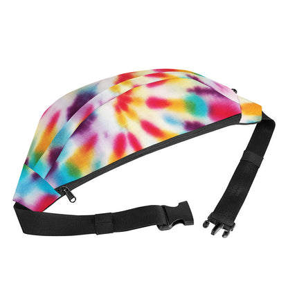 Bright Swirl Tie Dye Print Fanny Pack