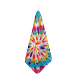 Bright Swirl Tie Dye Print Hand Towel