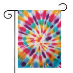 Bright Swirl Tie Dye Print House Flag