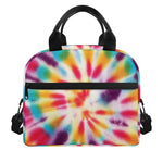 Bright Swirl Tie Dye Print Insulated Lunch Bag