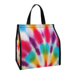 Bright Swirl Tie Dye Print Insulated Lunch Tote