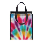Bright Swirl Tie Dye Print Insulated Lunch Tote