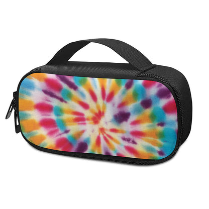 Bright Swirl Tie Dye Print Insulin Cooler Travel Case