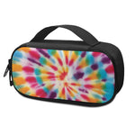 Bright Swirl Tie Dye Print Insulin Cooler Travel Case
