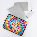 Bright Swirl Tie Dye Print Laptop Sleeve