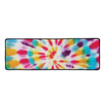 Bright Swirl Tie Dye Print Long Kitchen Mat