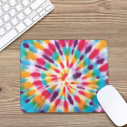 Bright Swirl Tie Dye Print Mouse Pad
