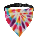 Bright Swirl Tie Dye Print Over The Collar Dog Bandana