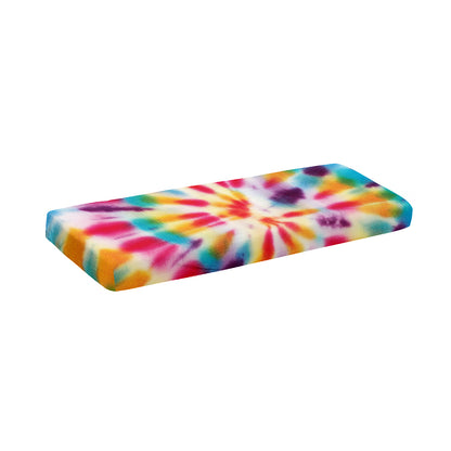 Bright Swirl Tie Dye Print Piano Keyboard Cover