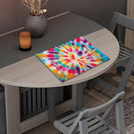 Bright Swirl Tie Dye Print Placemat