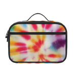 Bright Swirl Tie Dye Print Portable Lunch Bag