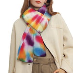 Bright Swirl Tie Dye Print Scarf