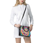 Bright Swirl Tie Dye Print Shoulder Handbag