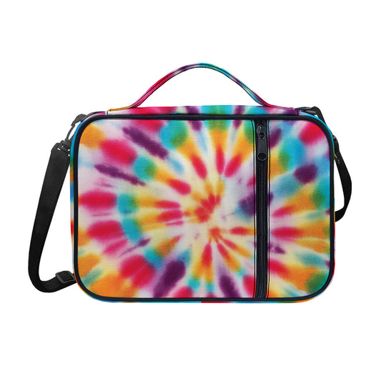 Bright Swirl Tie Dye Print Shoulder Strap Bible Bag