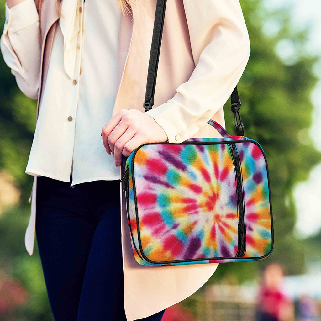 Bright Swirl Tie Dye Print Shoulder Strap Bible Bag
