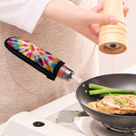 Bright Swirl Tie Dye Print Skillet Handle Cover