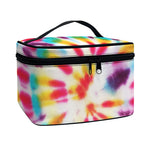 Bright Swirl Tie Dye Print Travel Makeup Bag