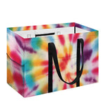 Bright Swirl Tie Dye Print Utility Tote Bag