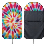 Bright Swirl Tie Dye Print Waterproof Car Seat Cover