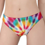 Bright Swirl Tie Dye Print Women's Panties