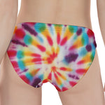 Bright Swirl Tie Dye Print Women's Panties